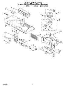 04 - Air Flow Parts parts for Whirlpool Microwave YMH7155XMB2 from AppliancePartsPros.com