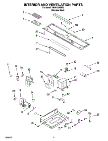 03 - Interior And Ventilation Parts parts for Whirlpool Microwave YMH1150XMS2 from AppliancePartsPros.com