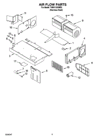 04 - Air Flow Parts parts for Whirlpool Microwave YMH1150XMS2 from AppliancePartsPros.com