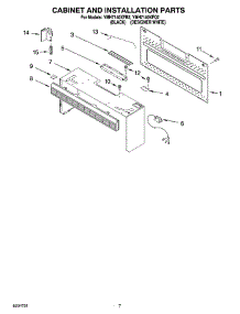 06 - Cabinet And Installation Parts parts for Whirlpool Microwave YMH7140XFB2 from AppliancePartsPros.com
