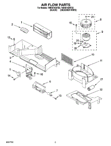 04 - Air Flow Parts parts for Whirlpool Microwave YMH6140XFQ2 from AppliancePartsPros.com