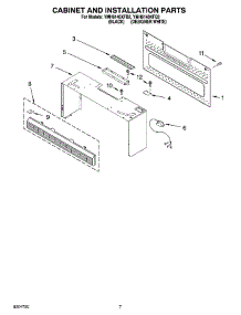 06 - Cabinet And Installation Parts parts for Whirlpool Microwave YMH6140XFQ2 from AppliancePartsPros.com