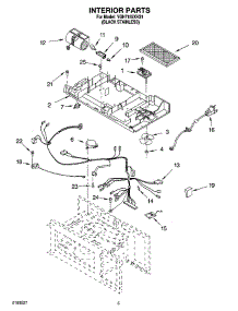 05 - Interior Parts parts for Whirlpool Microwave YGH7155XHS1 from AppliancePartsPros.com