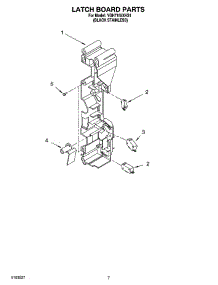 06 - Latch Board Parts parts for Whirlpool Microwave YGH7155XHS1 from AppliancePartsPros.com
