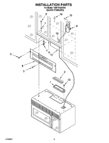 08 - Installation Parts parts for Whirlpool Microwave YGH7155XHS1 from AppliancePartsPros.com