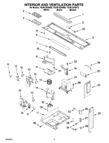 03 - Interior And Ventilation Parts parts for Whirlpool Microwave YGH8155XMT0 from AppliancePartsPros.com