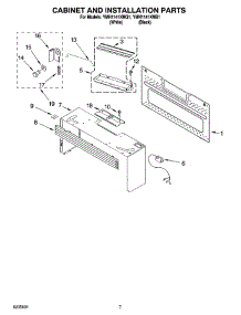 06 - Cabinet And Installation Parts parts for Whirlpool Microwave YMH1141XMQ1 from AppliancePartsPros.com