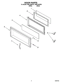 02 - Door Parts parts for Whirlpool Microwave YMH7140XFQ1 from AppliancePartsPros.com