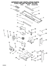 03 - Interior And Ventilation Parts parts for Whirlpool Microwave YMH7155XMQ1 from AppliancePartsPros.com