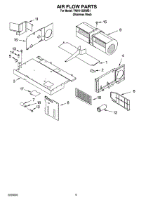 04 - Air Flow Parts parts for Whirlpool Microwave YMH1150XMS1 from AppliancePartsPros.com