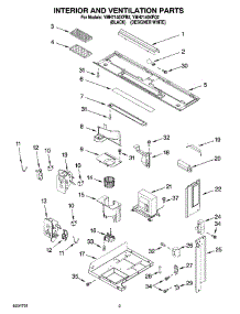 03 - Interior And Ventilation Parts parts for Whirlpool Microwave YMH7140XFQ2 from AppliancePartsPros.com