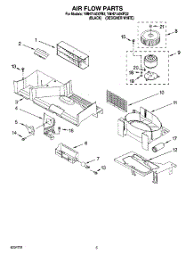 04 - Air Flow Parts parts for Whirlpool Microwave YMH7140XFQ2 from AppliancePartsPros.com