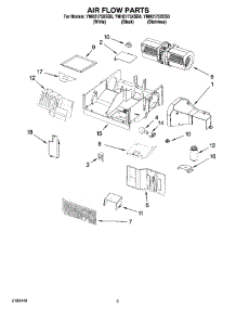 04 - Air Flow Parts parts for Whirlpool Microwave YMH2175XSS0 from AppliancePartsPros.com