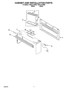 06 - Cabinet And Installation Parts parts for Whirlpool Microwave YMH1141XMQ2 from AppliancePartsPros.com