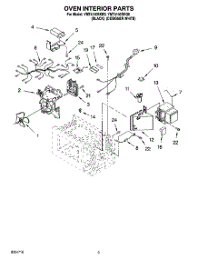 05 - Oven Interior Parts parts for Whirlpool Microwave YMT4140SKQ0 from AppliancePartsPros.com