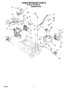 05 - Oven Interior Parts parts for Whirlpool Microwave YMT4110SKQ1 from AppliancePartsPros.com