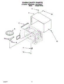 03 - Oven Cavity Parts parts for Whirlpool Microwave YMT4070SKQ1 from AppliancePartsPros.com