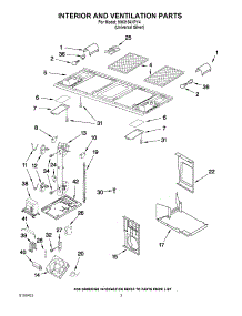 03 - Interior And Ventilation Parts parts for Whirlpool Microwave MH3184XPY4 from AppliancePartsPros.com