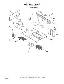 04 - Air Flow Parts parts for Whirlpool Microwave MH3184XPY4 from AppliancePartsPros.com