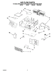 04 - Air Flow Parts parts for Whirlpool Microwave MH2175XST0 from AppliancePartsPros.com