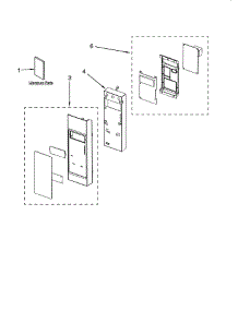 Control Panel parts for Whirlpool Microwave MH2175XSB0 from AppliancePartsPros.com