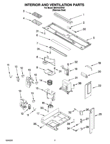 03 - Interior And Ventilation Parts parts for Whirlpool Microwave MH2155XPS2 from AppliancePartsPros.com