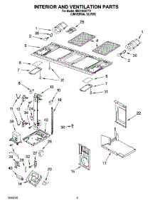 03 - Interior And Ventilation Parts parts for Whirlpool Microwave MH3184XPY2 from AppliancePartsPros.com