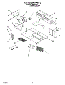 04 - Air Flow Parts parts for Whirlpool Microwave MH3184XPY2 from AppliancePartsPros.com