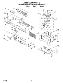 04 - Air Flow Parts parts for Whirlpool Microwave MH2155XPQ2 from AppliancePartsPros.com