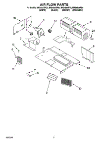 04 - Air Flow Parts parts for Whirlpool Microwave MH3184XPT0 from AppliancePartsPros.com
