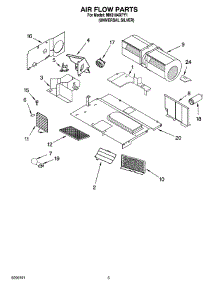 04 - Air Flow Parts parts for Whirlpool Microwave MH3184XPY1 from AppliancePartsPros.com