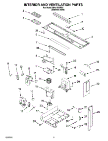 03 - Interior And Ventilation Parts parts for Whirlpool Microwave MH2155XPS0 from AppliancePartsPros.com