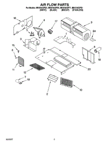 04 - Air Flow Parts parts for Whirlpool Microwave MH3184XPQ1 from AppliancePartsPros.com