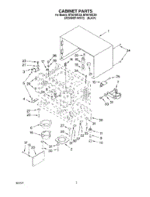 03 - Cabinet, Literature parts for Whirlpool Microwave MT8078XEB0 from AppliancePartsPros.com