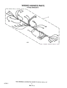 06 - Wiring Harness , Lit / Optional parts for Whirlpool Microwave MW3601XW0 from AppliancePartsPros.com