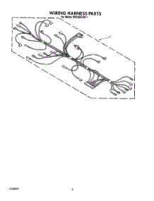 06 - Wiring Harness, Lit / Optional parts for Whirlpool Microwave MW3600XW1 from AppliancePartsPros.com