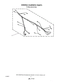 06 - Wiring Harness , Lit / Optional parts for Whirlpool Microwave MS1451XW0 from AppliancePartsPros.com