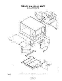 03 - Cabinet And Stirrer parts for Whirlpool Microwave MW120EXP0 from AppliancePartsPros.com