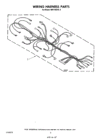 06 - Wiring Harness, Lit / Optional parts for Whirlpool Microwave MW1500XS0 from AppliancePartsPros.com