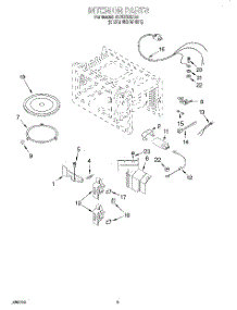 04 - Interior parts for Whirlpool Microwave MT7070XDQ0 from AppliancePartsPros.com