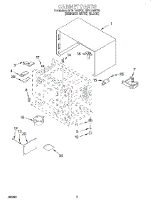 03 - Cabinet, Literature parts for Whirlpool Microwave MT9114SFB0 from AppliancePartsPros.com