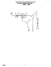 06 - Wiring Harness parts for Whirlpool Microwave MT6125XBQ0 from AppliancePartsPros.com