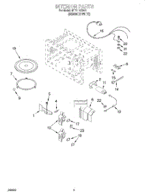 04 - Interior parts for Whirlpool Microwave MT7118XDQ1 from AppliancePartsPros.com