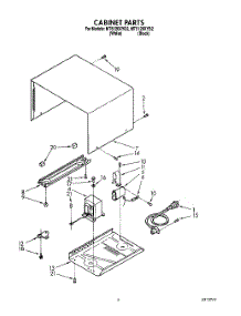 03 - Cabinet parts for Whirlpool Microwave MT6120XYQ2 from AppliancePartsPros.com