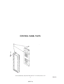 05 - Control Panel parts for Whirlpool Microwave MW8900XS2 from AppliancePartsPros.com