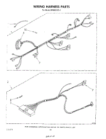 07 - Wiring Harness , Literature And Optional parts for Whirlpool Microwave MW8900XS2 from AppliancePartsPros.com