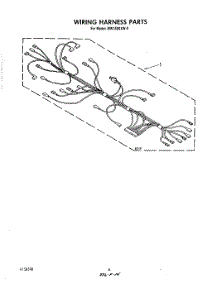 06 - Wiring Harness , Lit / Optional parts for Whirlpool Microwave MW3500XW0 from AppliancePartsPros.com