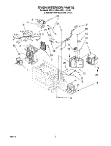 05 - Oven Interior, Literature parts for Whirlpool Microwave MT5111XDQ0 from AppliancePartsPros.com