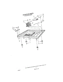 05 - Base Plate parts for Whirlpool Microwave MW7400XW0 from AppliancePartsPros.com
