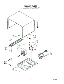 04 - Cabinet parts for Whirlpool Microwave MT6900XW1 from AppliancePartsPros.com